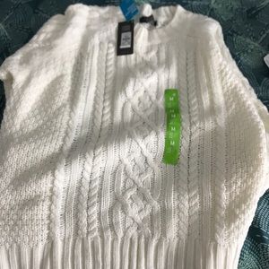 Cable knit sweater
